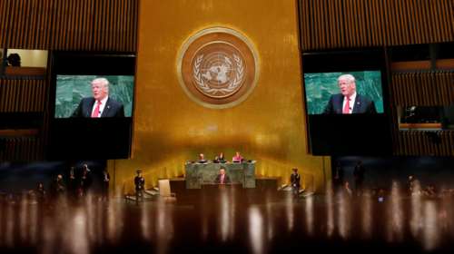 Όταν η ΓΣ του ΟΗΕ έβαλε τα γέλια στην ομιλία Τραμπ [βίντεο]