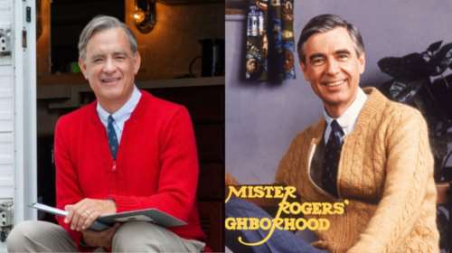 Ο χαμαιλέοντας Τομ Χανκς είναι ο Μίστερ Ρότζερ: Σαν δυο σταγόνες νερό