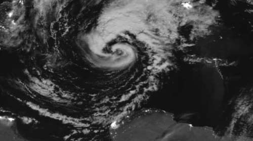 Εντυπωσιακή φωτογραφία του μεσογειακού κυκλώνα από τη NASA