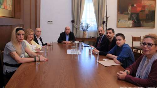 Τον πρόεδρο της Βουλής επισκέφθηκαν εκπρόσωποι της ΛΟΑΤΚΙ κοινότητας
