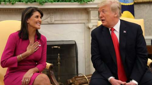 Παραιτήθηκε η Αμερικανίδα πρέσβης του ΟΗΕ Νίκι Χέιλι