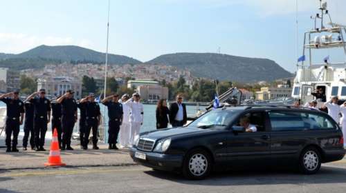 Στο σκάφος του για τελευταία φορά ο υποπλοίαρχος Παπαδόπουλος