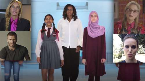 Η Μισέλ και οι διάσημοι φίλοι της στην πιο ευαίσθητη καμπάνια