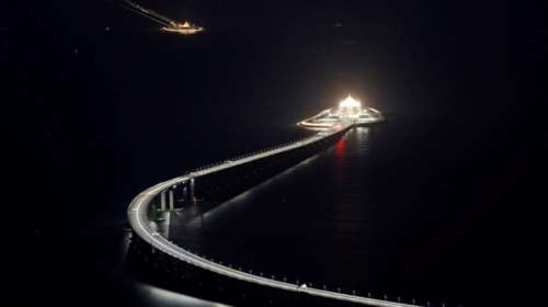 Κίνα: Παραδίδεται την Τετάρτη η μακρύτερη θαλάσσια γέφυρα του κόσμου