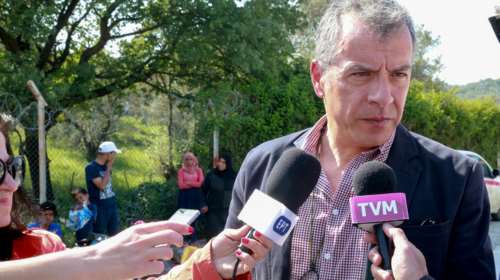 Ο Στ. Θεοδωράκης στις εκδηλώσεις της Αγίας Βαρβάρας