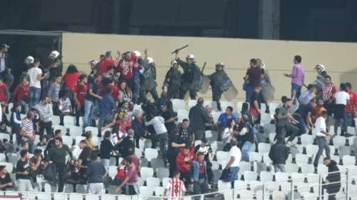 Πάτρα: Επεισόδια και δακρυγόνα στο Παναχαϊκή-Ολυμπιακός