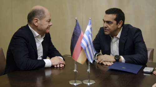 Σολτς για Τσίπρα: Είχαμε μια καλή ανταλλαγή απόψεων