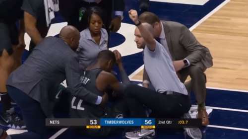 Σοκαριστικός τραυματισμός του Καρίς Λεβέρτ των Νετς