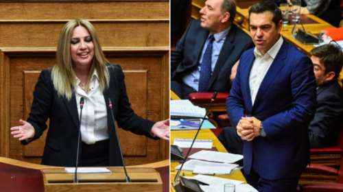 Πινγκ-πονγκ Γεννηματά - Τσίπρα στη Βουλή με βολές εκατέρωθεν