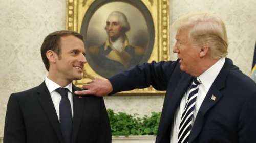 Μακρόν σε Τραμπ: Είμαστε σύμμαχοί σας, όχι υποτελείς σας