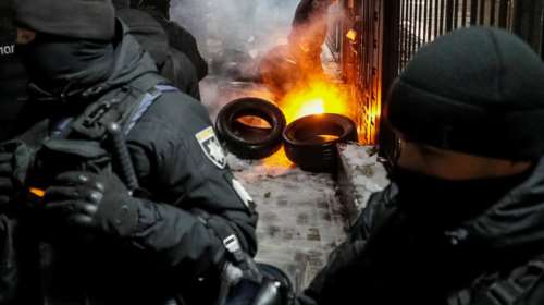 Επεισόδια με ουκρανούς εθνικιστές στο Κίεβο-διαδηλώσεις κατά της Ρωσιας