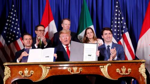 ΗΠΑ, Καναδάς &amp; Μεξικό υπέγραψαν τη συνθήκη ελεύθερου εμπορίου
