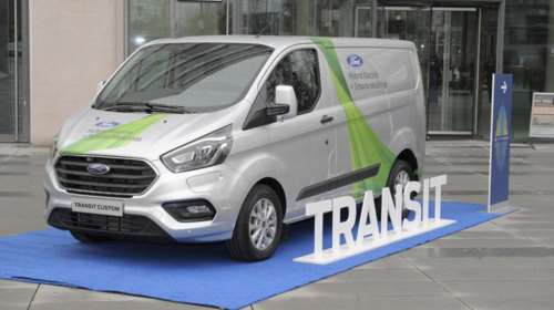 Δοκιμές του Ford Transit Plug-In Hybrid Van στην Κολωνία