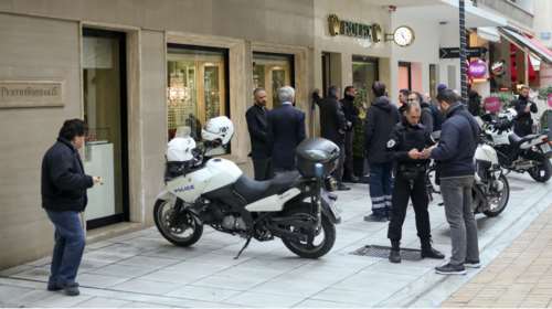 Κινηματογραφική ληστεία σε κατάστημα της Rolex στην Αθήνα