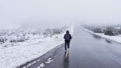 Ανοιχτοί οι δρόμοι στην Καρδίτσα παρά την χιονόπτωση
