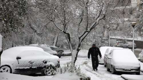 Ντύθηκαν στα &quot;λευκά&quot; Χορτιάτης και Ωραιόκαστρο (φωτό &amp; βίντεο)