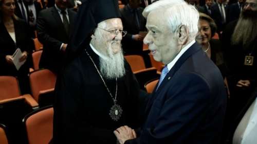 Επικοινωνία Πρ. Παυλόπουλου - Οικουμενικού Πατριάρχη