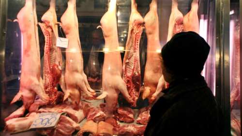 Χριστουγεννιάτικη… εισβολή σε κρεοπωλείο