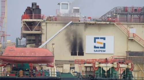 Κύπρος: Πυρκαγιά σε πλατφόρμα που τοποθετεί αγωγούς εξόρυξης φυσικού αερίου