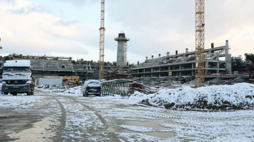 Το &quot;σπίτι&quot; της ΑΕΚ στη Νέα Φιλαδέλφεια &quot;στα λευκά&quot; (φωτό)