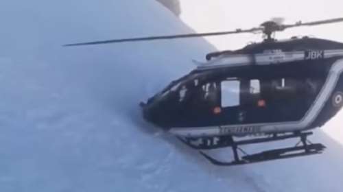 Παράτολμη διάσωση σκιέρ στις Άλπεις