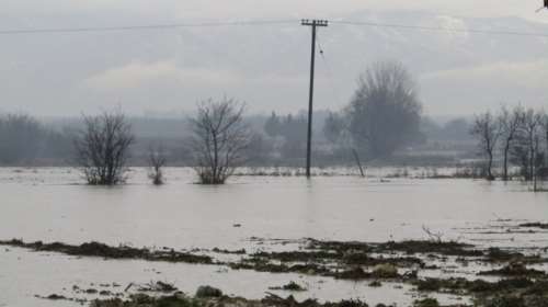 Πλημμύρισαν σπίτια και εκτάσεις στη Ροδόπη