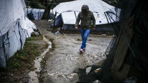 Ύποπτος φάκελος στο Κέντρο Υποδοχής στη Μόρια της Λέσβου