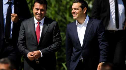 Συγχαρητήρια Τσίπρα σε Ζάεφ για την αναθεώρηση