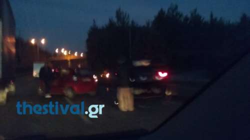 Καραμπόλα 15 oχημάτων στον περιφερειακό Θεσσαλονίκης