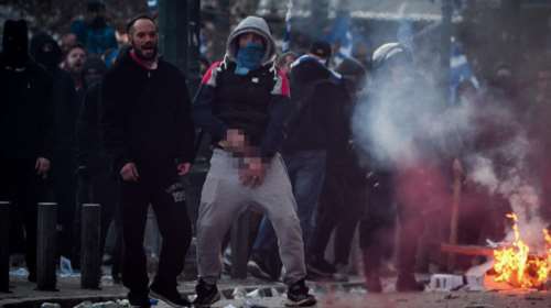 Στον εισαγγελέα οι συλληφθέντες του συλλαλητηρίου