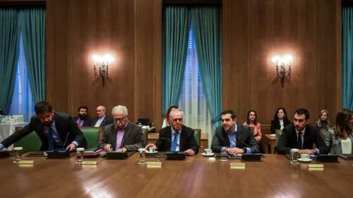 Συνεδριάζει το μεσημέρι το Υπουργικό Συμβούλιο