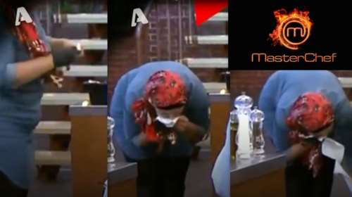 Master Chef: Με το ίδιο χαρτί σκούπισε ιδρώτα, μύτη &amp; κουτάλι που μαγείρεψε