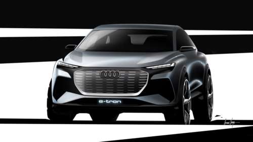 Αποκάλυψη για το  Audi Q4 e-tron concept - Τα πρώτα σκίτσα