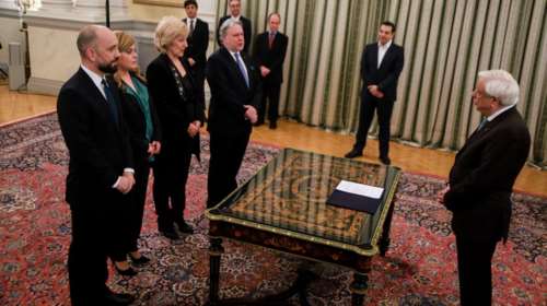 Ορκίστηκαν οι νέοι υπουργοί της κυβέρνησης-Οι πρώτες δηλώσεις