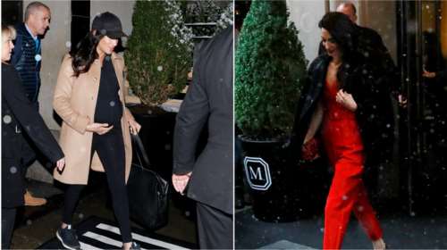 To baby shower του μισού εκατ. της Μέγκαν και η εκτυφλωτική Αμάλ Κλούνεϊ