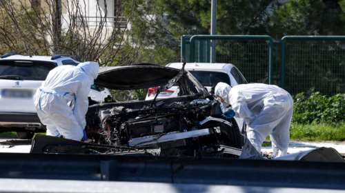 Εικόνες από την έκρηξη στο πάρκινγκ της Γλυφάδας