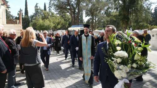 Το τελευταίο αντίο στον Φαίδωνα Γεωργίτση