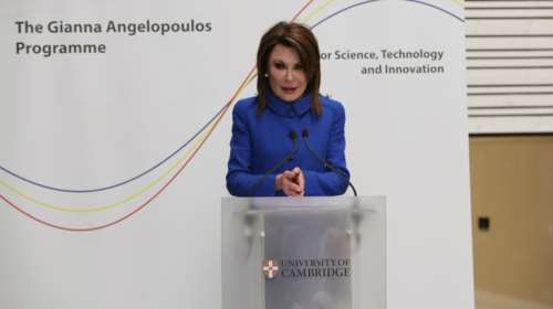 Παρουσίαση του προγράμματος της  Γ. Αγγελοπούλου στο Cambridge