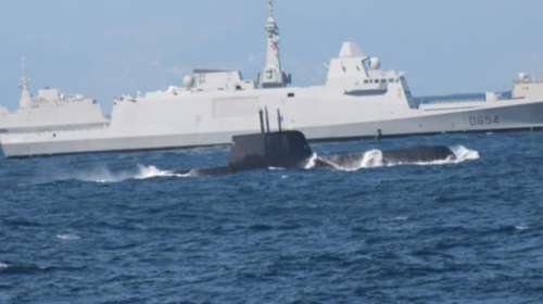 Η φρεγάτα Έλλη και το υποβρύχιο Παπανικολής σε νατοϊκή άσκηση