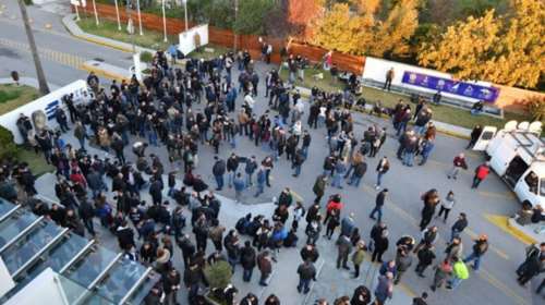 Ένταση στην Καλαμάτα, προς ματαίωση το συνέδριο της ΓΣΕΕ