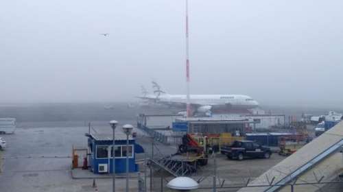 Προβλήματα στο αεροδρόμιο &quot;Μακεδονία&quot; λόγω πυκνής ομίχλης