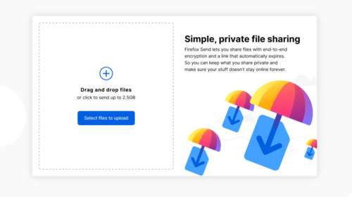 Firefox: Xτυπάει wetransfer και chrome, με υπηρεσία μεταφοράς αρχείων