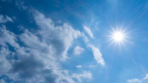 Aραιή συννεφιά με την θερμοκρασία έως τους 19 βαθμούς