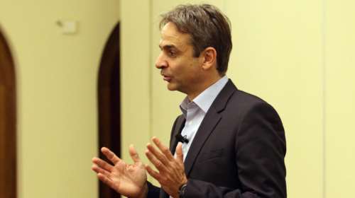 Περιοδεία του Κυριάκου Μητσοτάκη στη Λακωνία