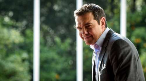 Το &quot;τιτίβισμα&quot; Τσίπρα πριν την εκδήλωση στο Γαλάτσι