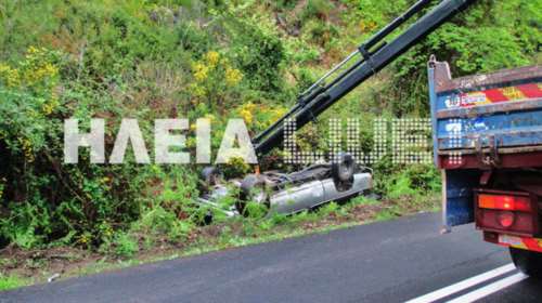 Τροχαίο με εγκλωβισμένο στη Ζαχάρω