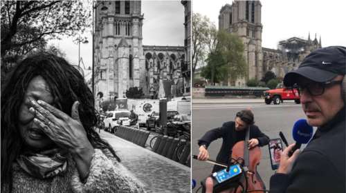 Ο Νίκος Αλιάγας live από την Notre Dame: Οι συγκινητικές στιγμές