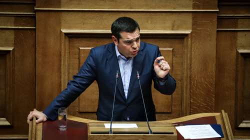 Τσίπρας: Ούτε μια σταγόνα αίμα στην ίδια ζυγαριά με μνημόνια