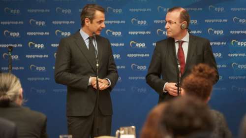 Μητσοτάκης: Ο Βέμπερ αντιτάχθηκε στον τυχοδιωκτισμο του ΣΥΡΙΖΑ