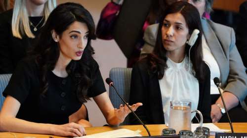 Η Αμάλ Κλούνεϊ εντυπωσίασε στα Ηνωμένα Έθνη- Η εμφάνιση &amp; η ομιλία της